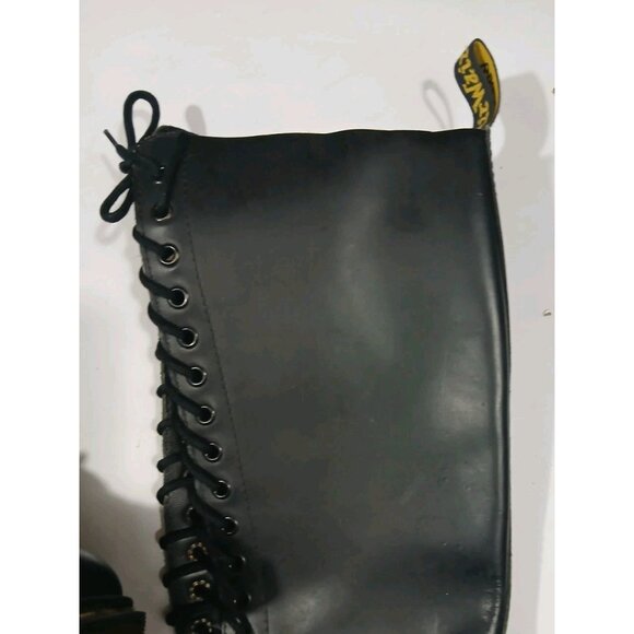 Doc Martens 20 Eye Lace Up Knee High Boots - Picture 10 of 16